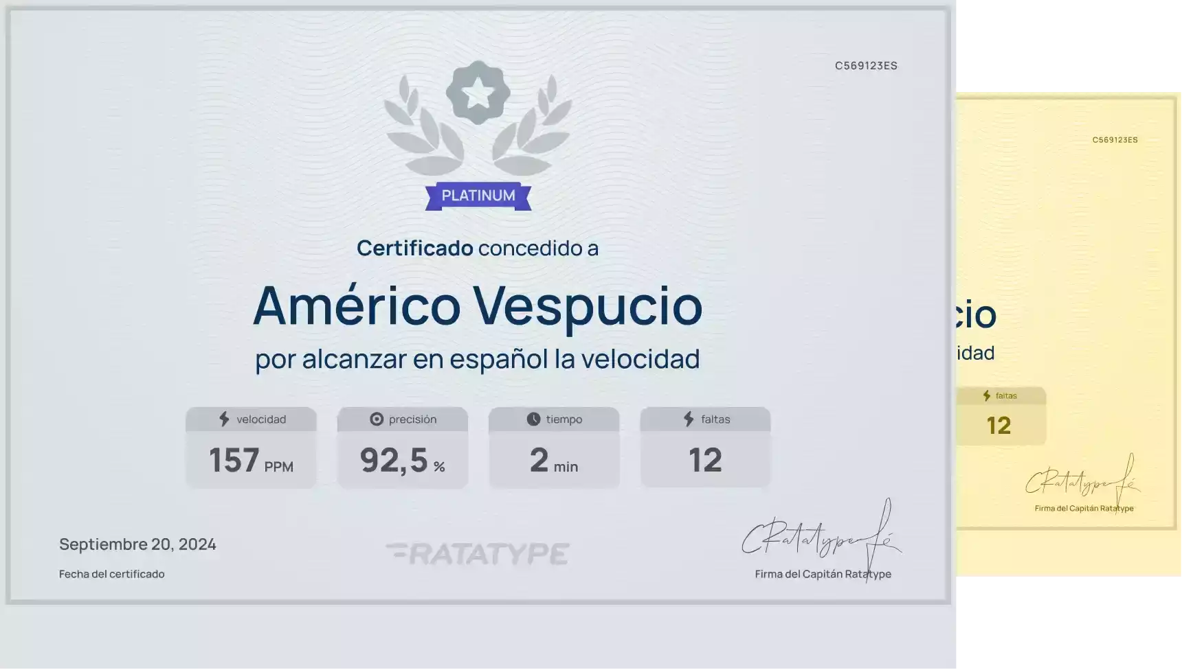 Consigue un certificado
